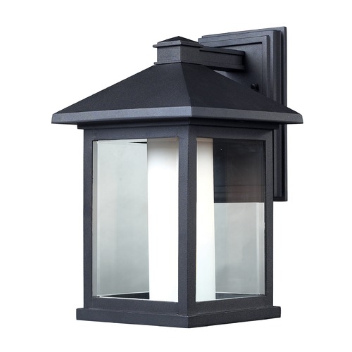 Z-Lite Mesa Black Outdoor Wall Light by Z-Lite 523B