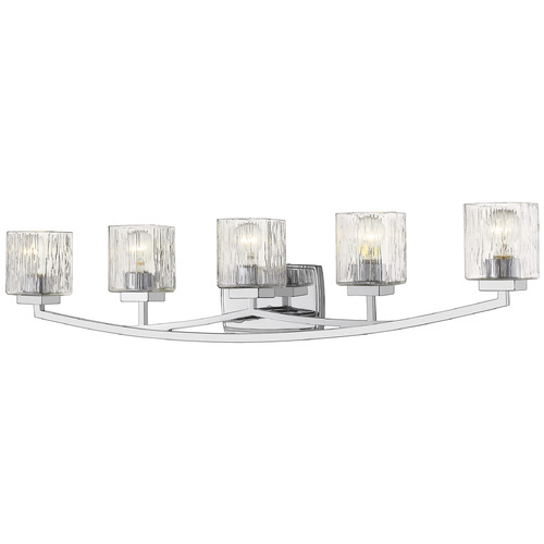 Z-Lite Zaid Chrome Bathroom Light by Z-Lite 1929-5V-CH