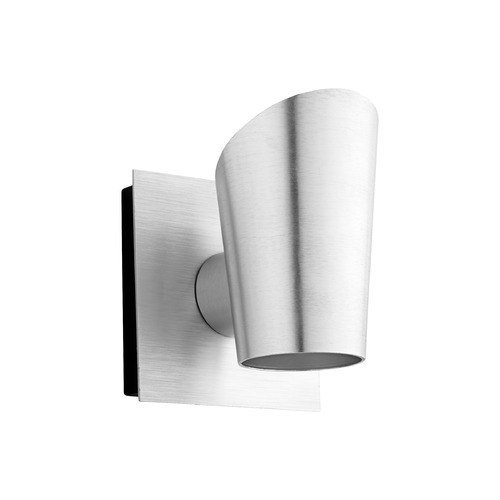 Pilot Outdoor LED Wall Light in Brushed Aluminum by Oxygen Lighting