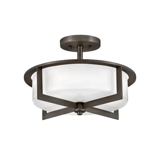 Hinkley Baxley Semi-Flush Mount in Black Oxide by Hinkley Lighting 42033BX