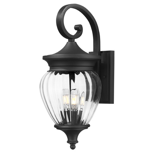 Z-Lite Davina Black Outdoor Wall Light