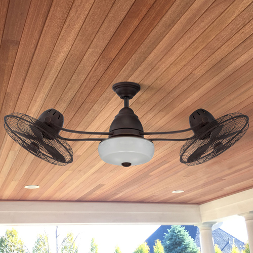 Bellow II Ceiling Fan in Aged Bronze by Craftmade Lighting