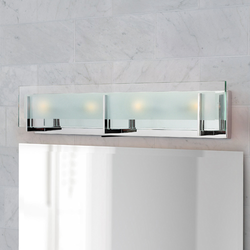 Latitude 4-Light Chrome Bath Light by Hinkley Lighting