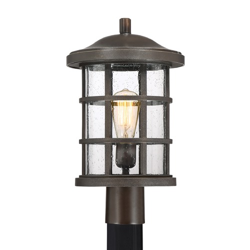 Quoizel Lighting Crusade Post Light in Palladian Bronze by Quoizel Lighting CSE9010PN