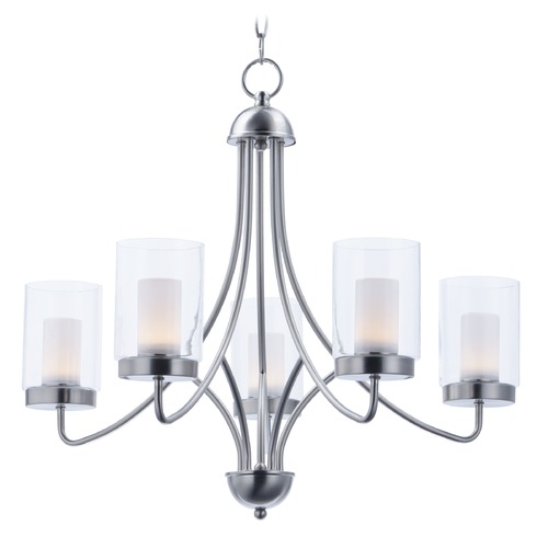 Mod Satin Nickel LED Chandelier by Maxim Lighting