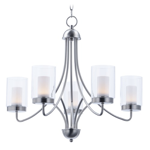 Maxim Lighting Mod Satin Nickel LED Chandelier by Maxim Lighting 30265CLFTSN