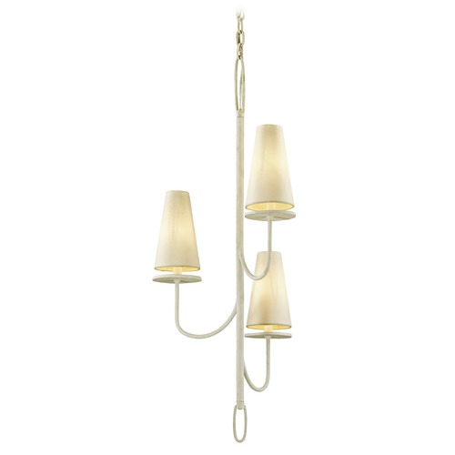Troy Lighting Troy Lighting Marcel Gesso White Mini-Chandelier F6284