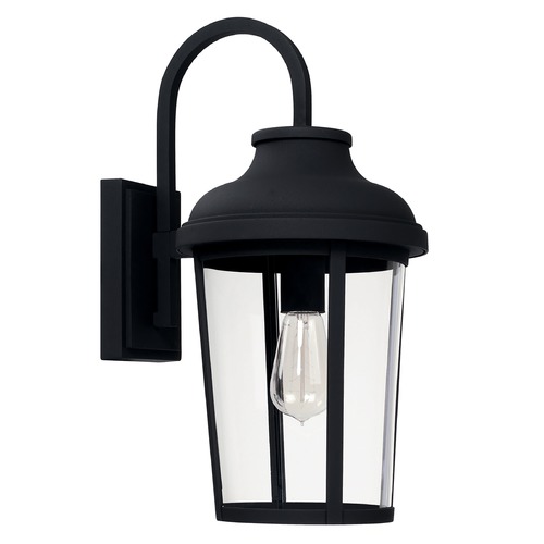 Capital Lighting Dunbar 18-Inch Outdoor Wall Lantern in Black by Capital Lighting 927011BK