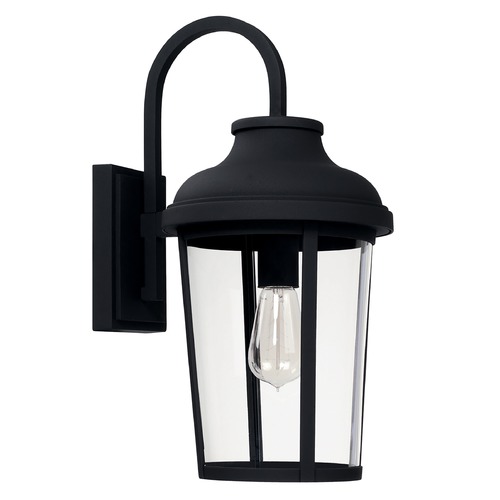 Dunbar 18-Inch Outdoor Wall Lantern in Black by Capital Lighting