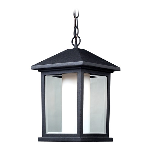Mesa Black Outdoor Hanging Light by Z-Lite