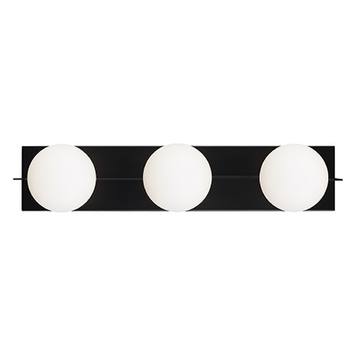 Sean Lavin Orbel 3-Light Bath Light in Black by Visual Comfort Modern