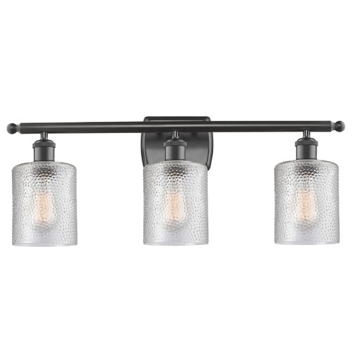 Innovations Lighting Innovations Lighting Cobbleskill Oil Rubbed Bronze Bathroom Light 516-3W-OB-G112