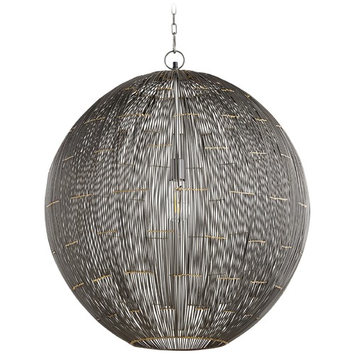 Quorum Lighting Charcoal Pendant with Globe Shade by Quorum Lighting 831-26-93