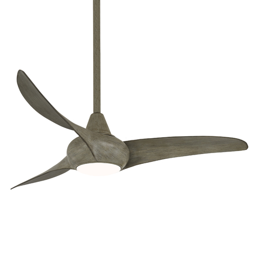 Light Wave 44-Inch LED Fan in Driftwood by Minka Aire