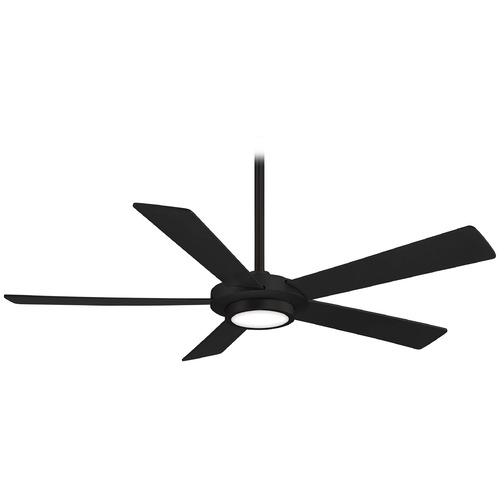 Minka Aire Sabot Coal LED Ceiling Fan with Light