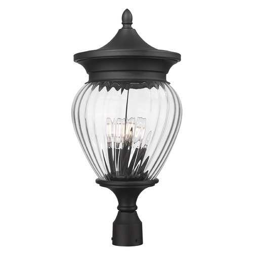 Z-Lite Davina Black Post Light