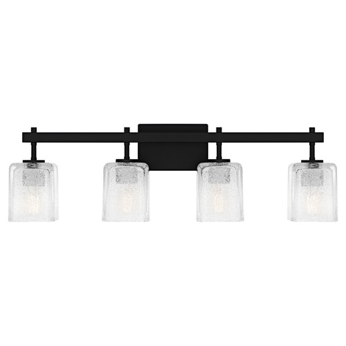 Quoizel Lighting Brenthouse Matte Black Bathroom Light