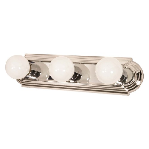 Polished Chrome Bathroom Light by Nuvo Lighting