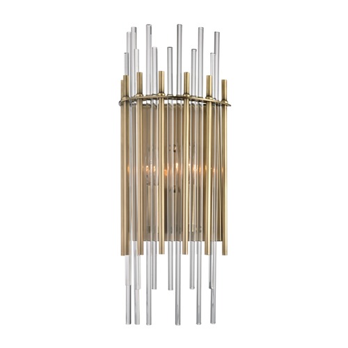 Wallis Aged Brass Sconce by Hudson Valley Lighting