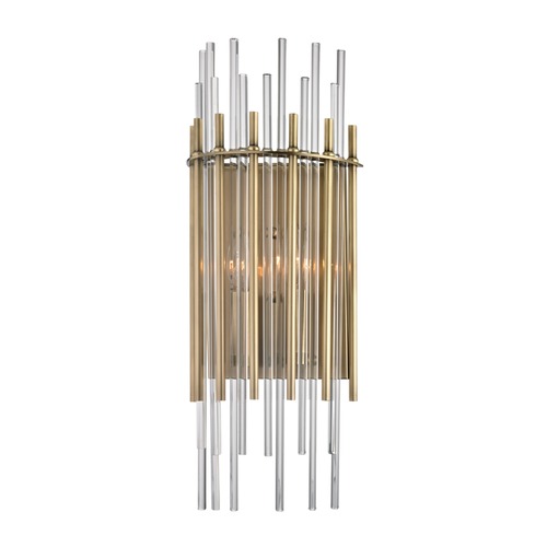 Hudson Valley Lighting Wallis Aged Brass Sconce by Hudson Valley Lighting 6300-AGB