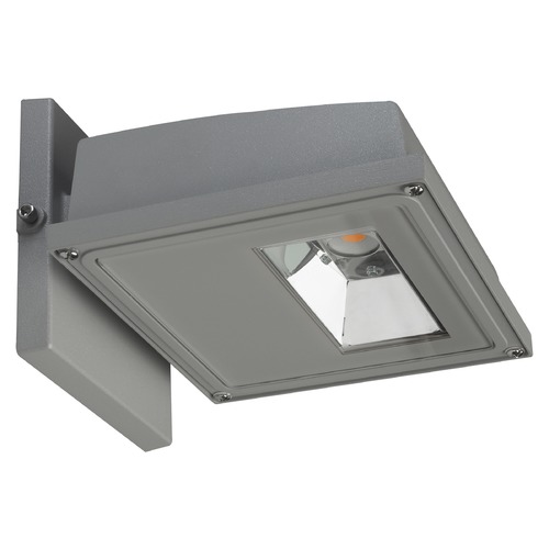 30W Gray LED Wall Pack 3000K 120-277V by Nuvo Lighting