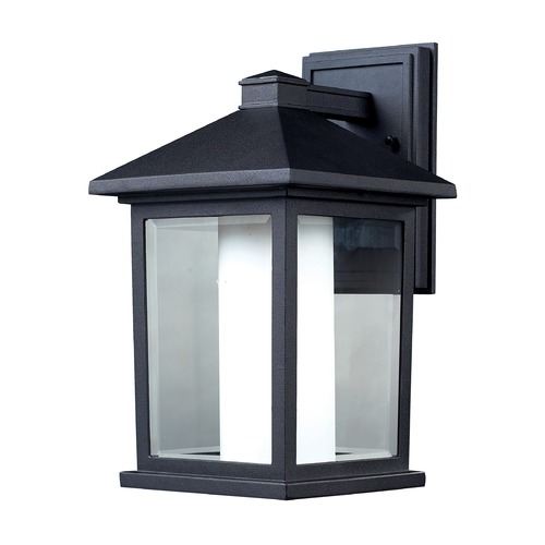 Mesa Black Outdoor Wall Light by Z-Lite
