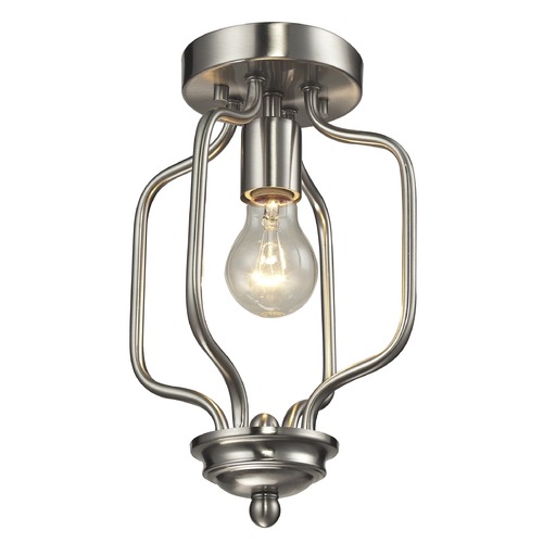 Cardinal Brushed Nickel Semi-Flush Mount by Z-Lite