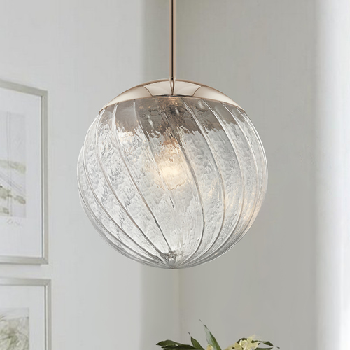Kichler Lighting Amaryliss 13-Inch Polished Nickel Pendant by Kichler Lighting 44132PN