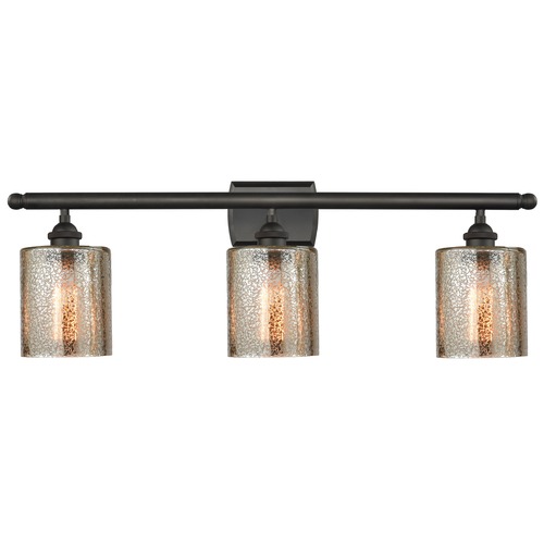 Innovations Lighting Innovations Lighting Cobbleskill Oil Rubbed Bronze Bathroom Light 516-3W-OB-G116