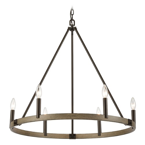 Elk Lighting Elk Lighting Transitions Oil Rubbed Bronze, Aspen Chandelier 12316/6