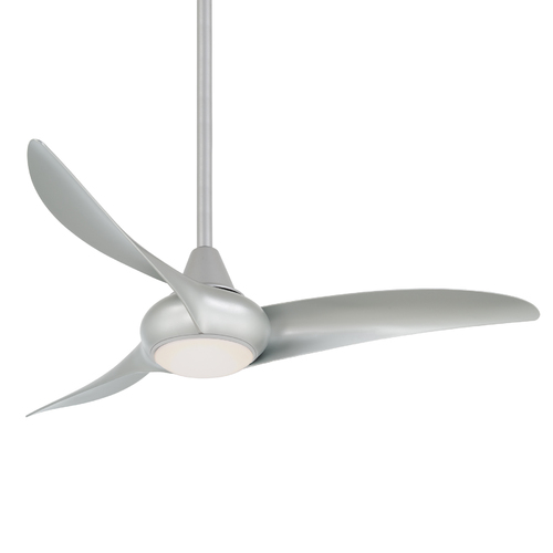 Light Wave 44-Inch LED Fan in Silver by Minka Aire