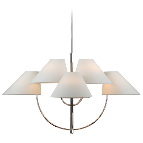 Kate Spade New York Kinsley Chandelier in Nickel by Visual Comfort Signature