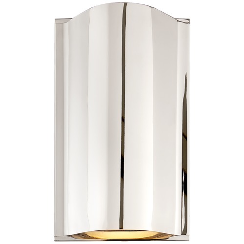 Kelly Wearstler Avant Small Sconce in Nickel by Visual Comfort Signature