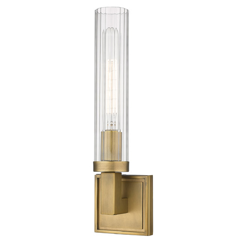 Z-Lite Beau Rubbed Brass Sconce by Z-Lite 3031-1S-RB