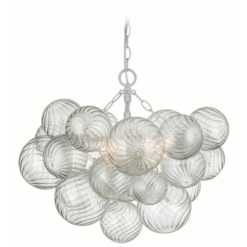 Julie Neill Talia Chandelier in Plaster White by VC Signature