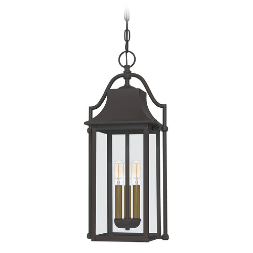 Manning 24-Inch High Pendant in Western Bronze by Quoizel Lighting