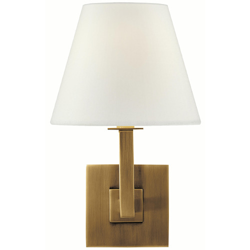 Visual Comfort Signature Collection Studio Vc Architectural Wall Hand-Rubbed Antique Brass Sconce