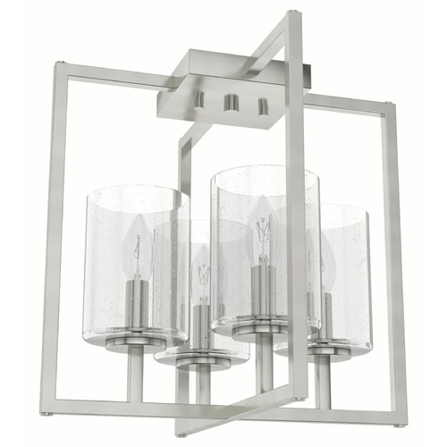 Kerrison Brushed Nickel Flush Mount by Hunter Fan Company