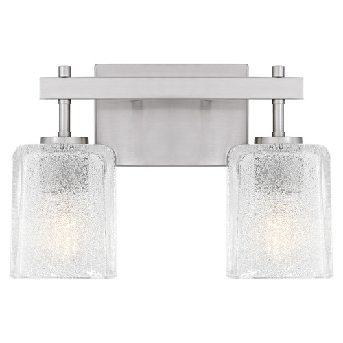 Quoizel Lighting Quoizel Lighting Brenthouse Brushed Nickel Bathroom Light BTH8613BN