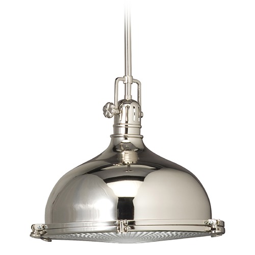 Hatteras Bay 13.25-Inch Pendant in Polished Nickel by Kichler Lighting