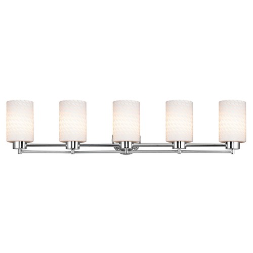 Design Classics Lighting Chrome Bathroom Light 706-26 GL1020C