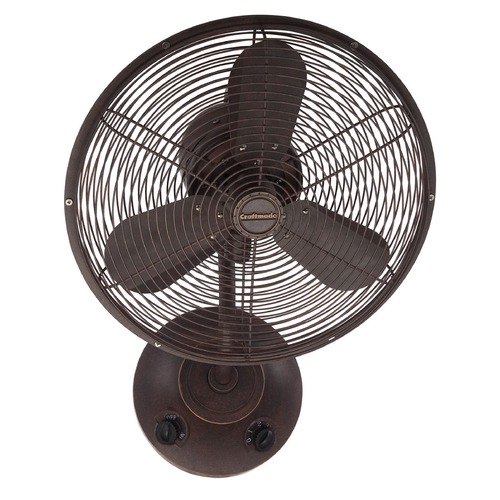 Bellow I Wall Fan in Aged Bronze by Craftmade Lighting