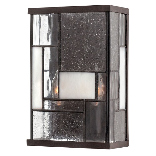 Sconce Wall Light with Copper Glass in Buckeye Bronze by Hinkley Lighting
