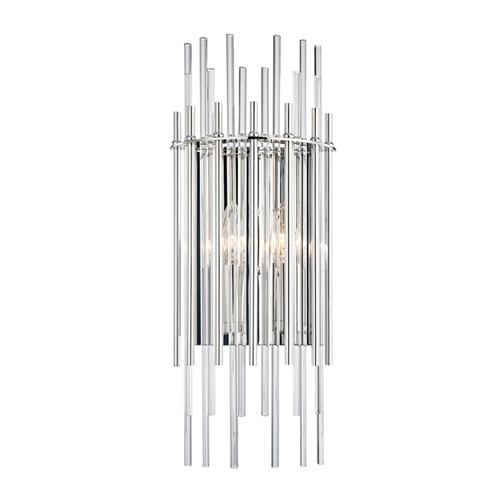 Wallis Polished Nickel Sconce by Hudson Valley Lighting