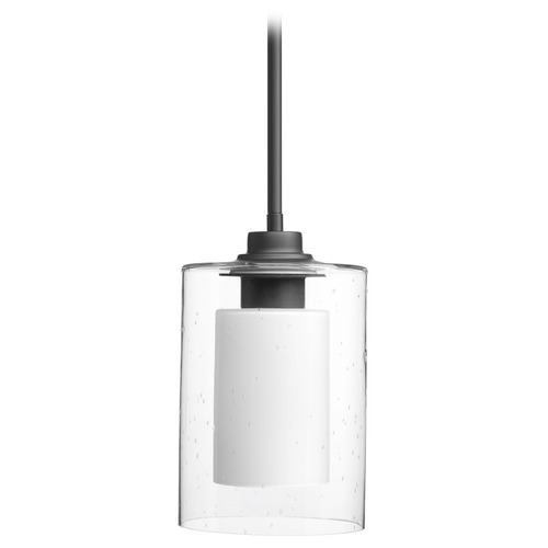 Progress Lighting Double Glass Pendant in Graphite by Progress Lighting P500018-143