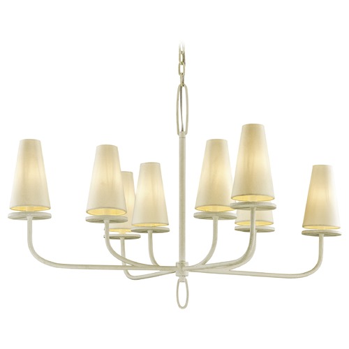 Marcel Gesso White Chandelier by Troy Lighting