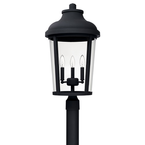 Capital Lighting Dunbar Outdoor Post Light in Black by Capital Lighting 927034BK