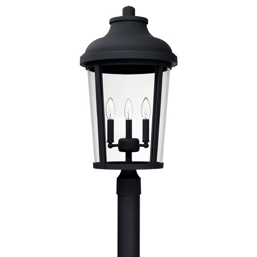 Dunbar Outdoor Post Light in Black by Capital Lighting