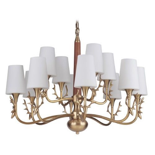 Craftmade Lighting Churchill 34.50-Inch Chandelier in Vintage Brass by Craftmade Lighting 48212-VB