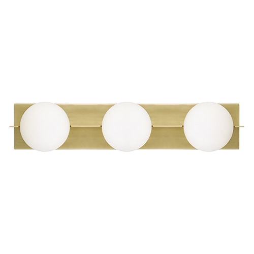 Visual Comfort Modern Collection Sean Lavin Orbel 3-Light Bath Light in Aged Brass by Visual Comfort Modern 700BCOBL3R